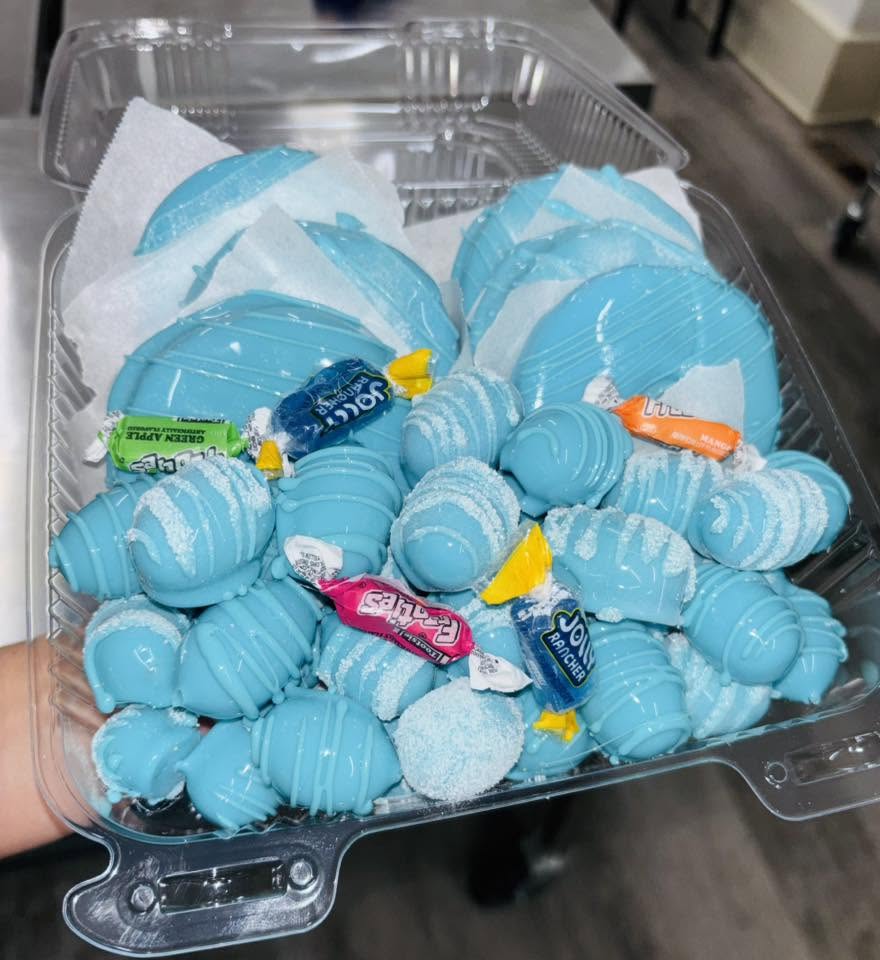 Fan favorite blue raspberry candy treats
