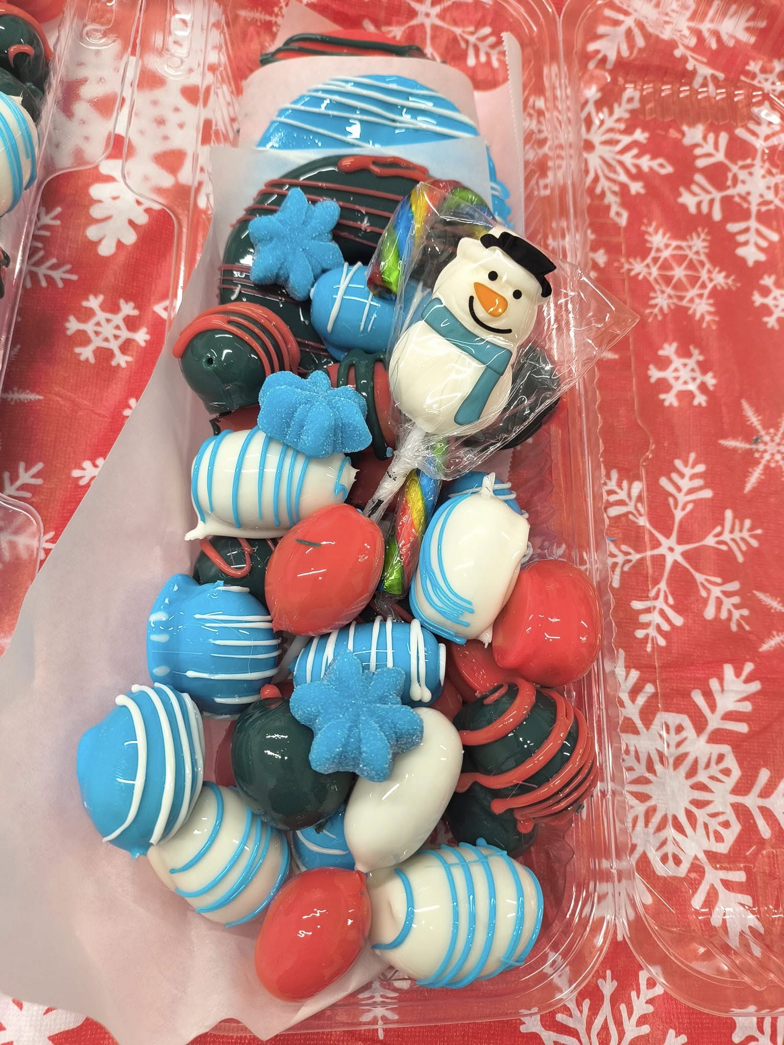 Festive seasonal candy boat